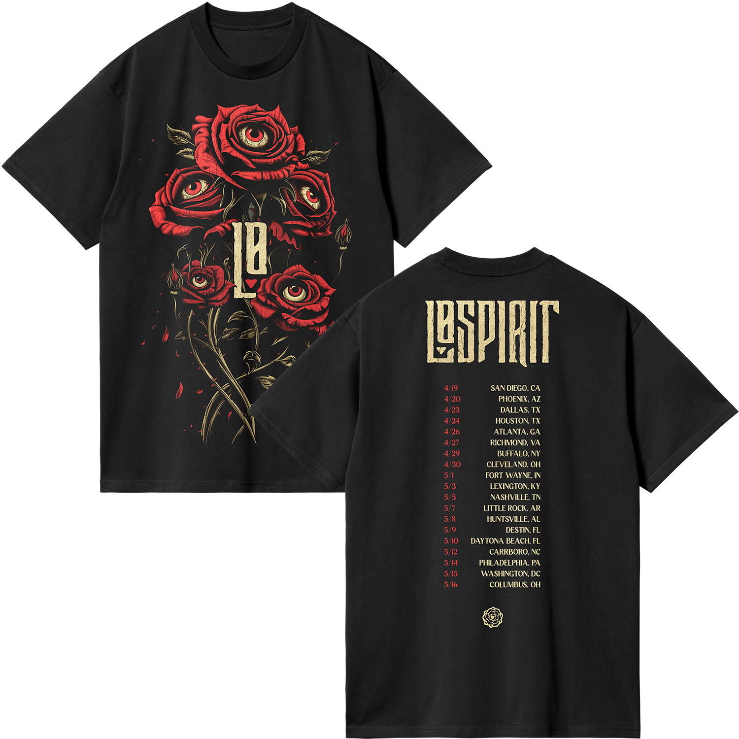 Rose Eye Tour Tee